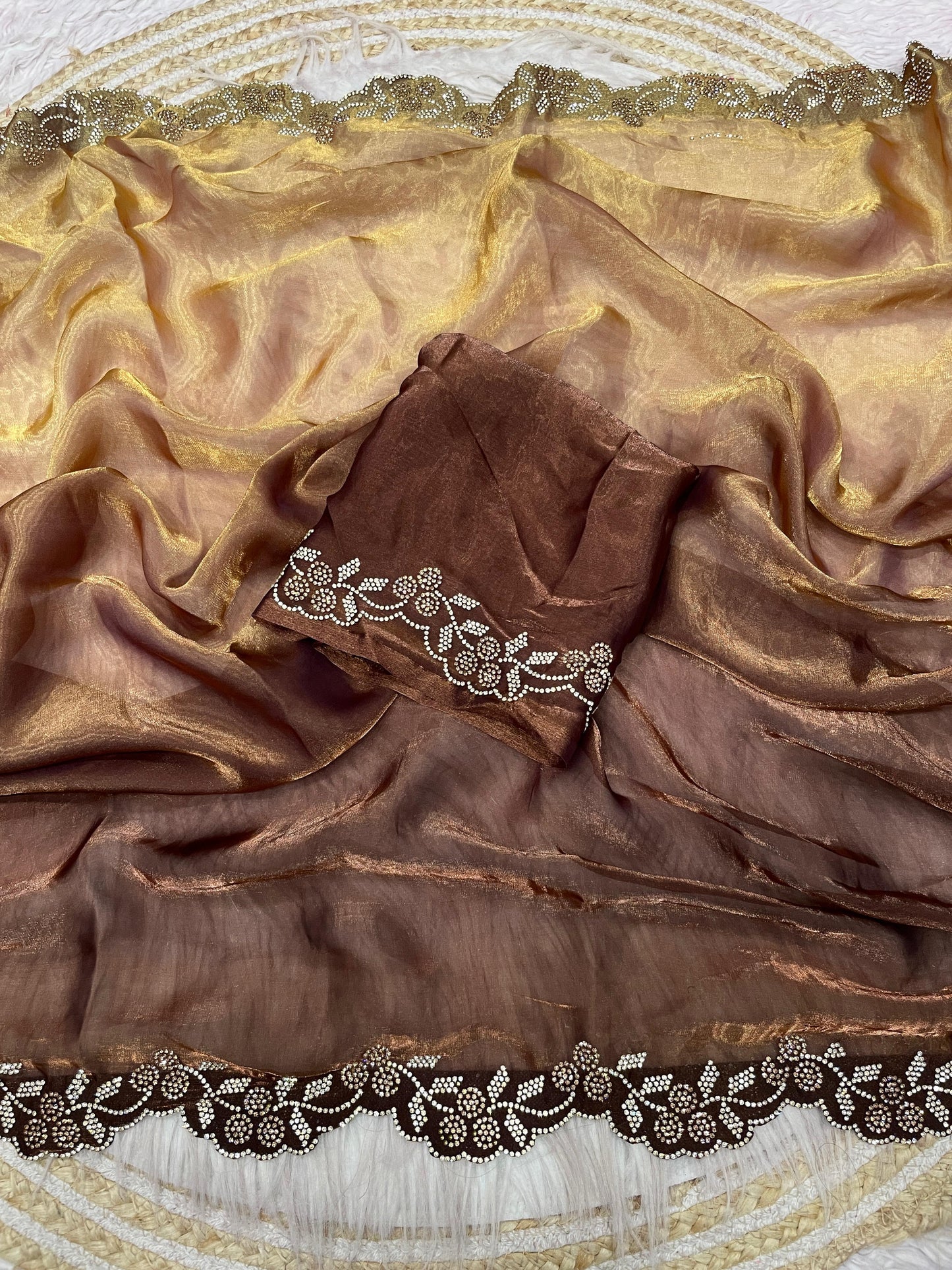 Space Silk padding With Beautiful jarkhan Work