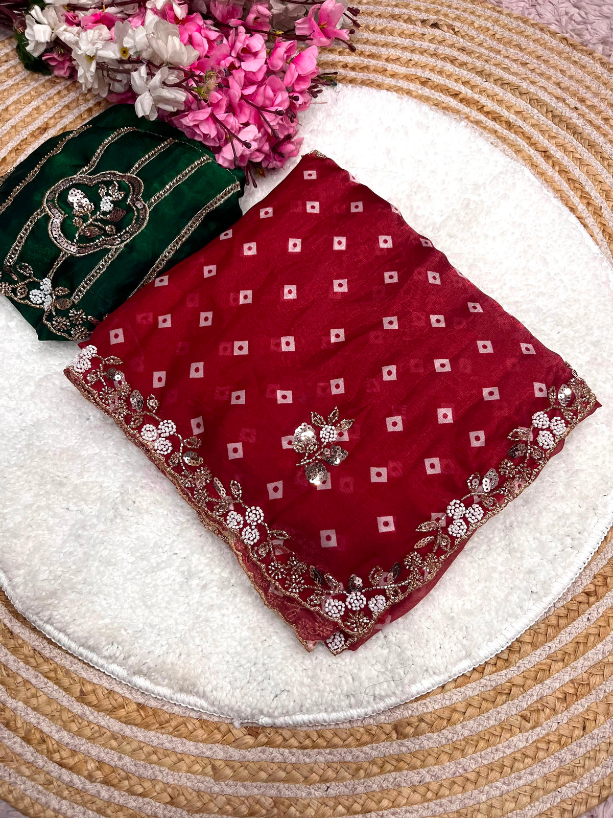 Fandy Satin Silk Saree with Elegant Digital Print & Rich Designer Pallu