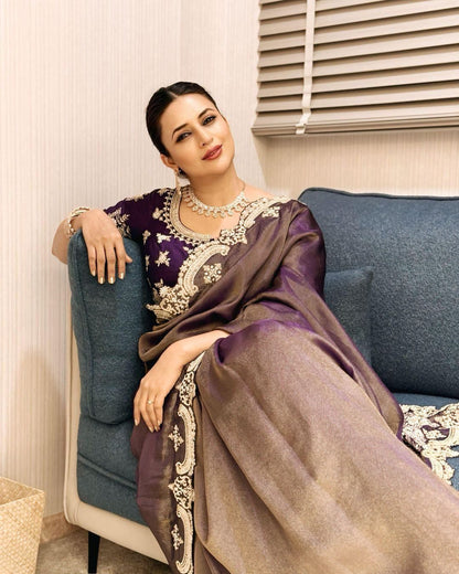 FOR THIS UPCOMING FESTIVAL AND WEDDING SEASON, DESIGNER SAREE COLLECTION BY NICE CREATION…