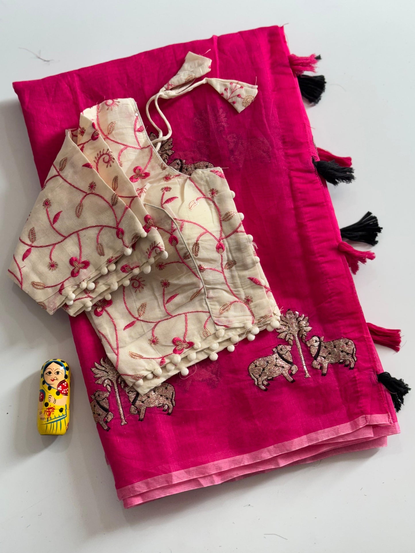 Fabric: Premium Chanderi For a Soft, Elegant Drape