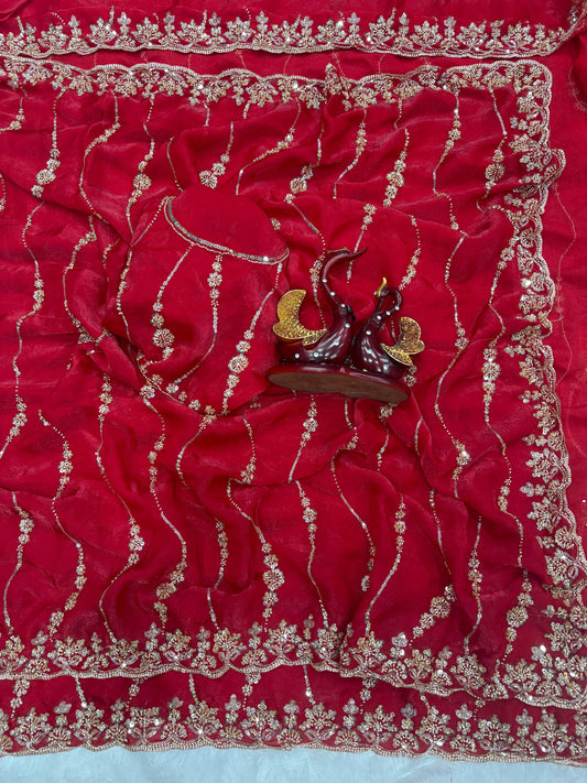 Beautiful Beads and  Sequence Embroidery Work