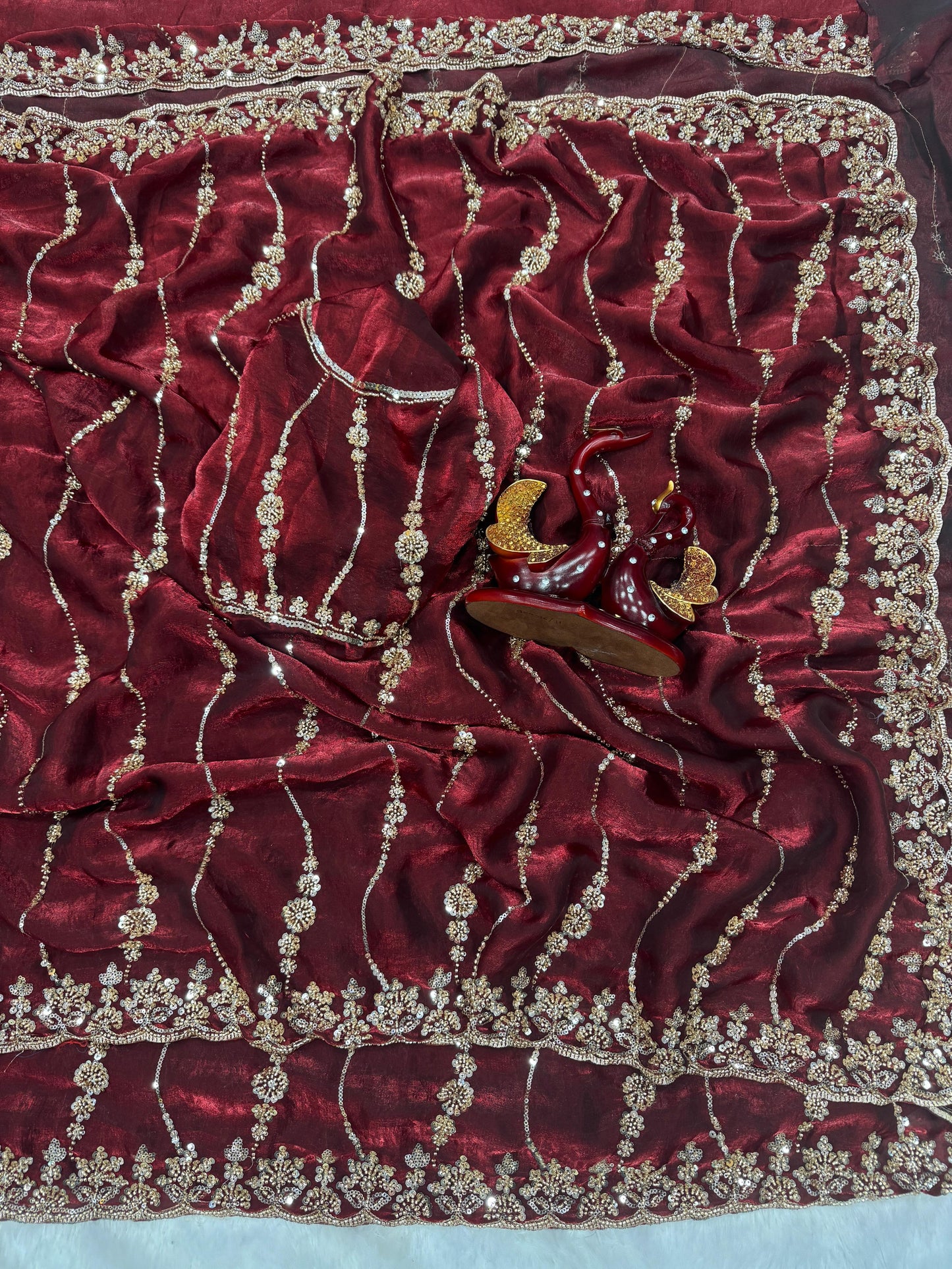 Beautiful Beads and  Sequence Embroidery Work