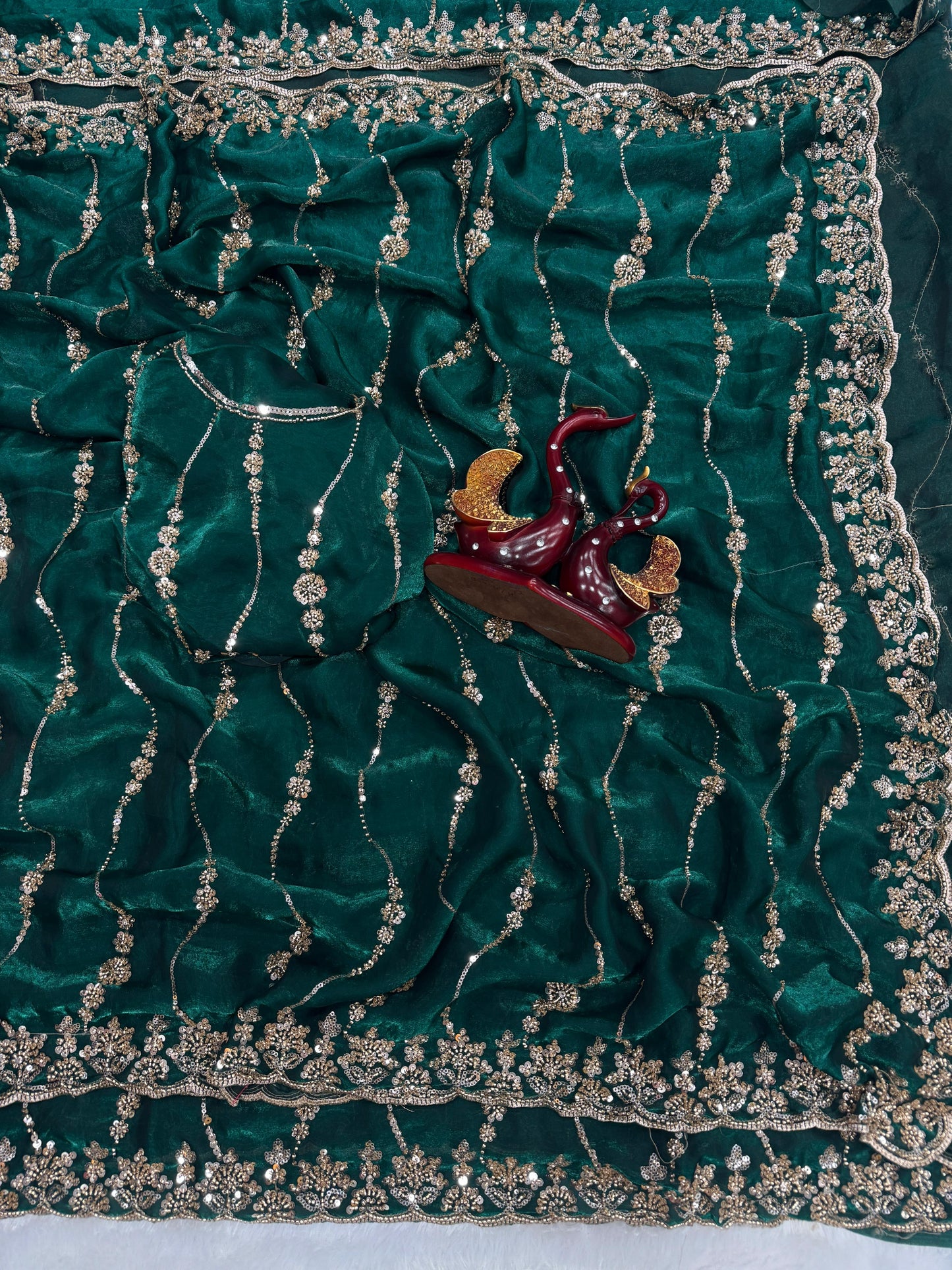 Beautiful Beads and  Sequence Embroidery Work