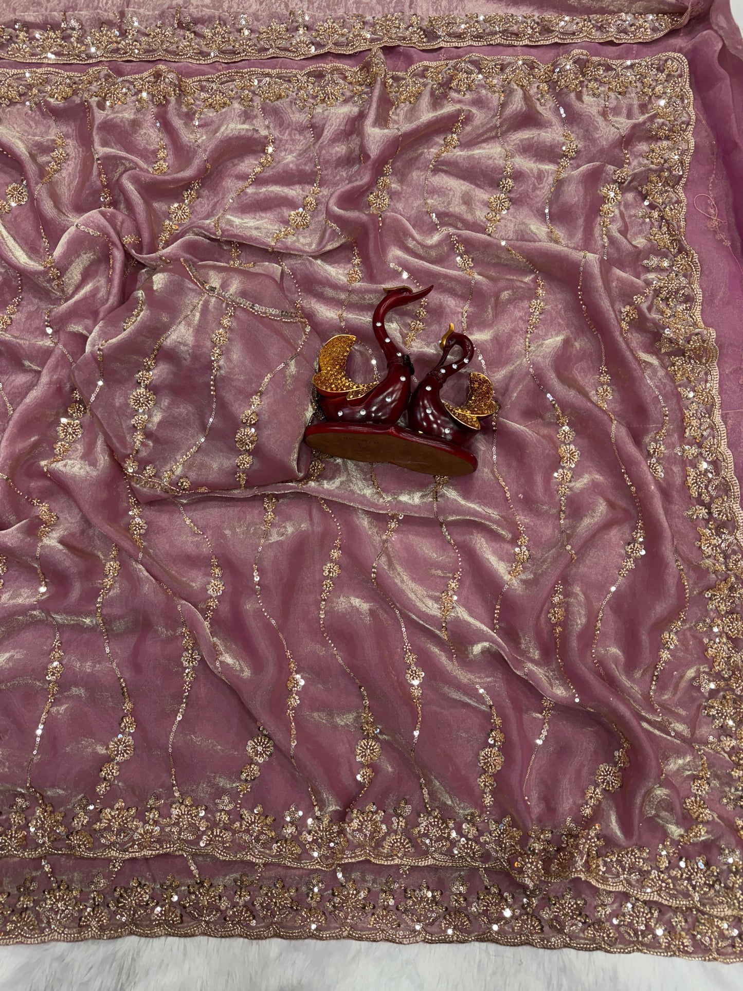 Beautiful Beads and  Sequence Embroidery Work