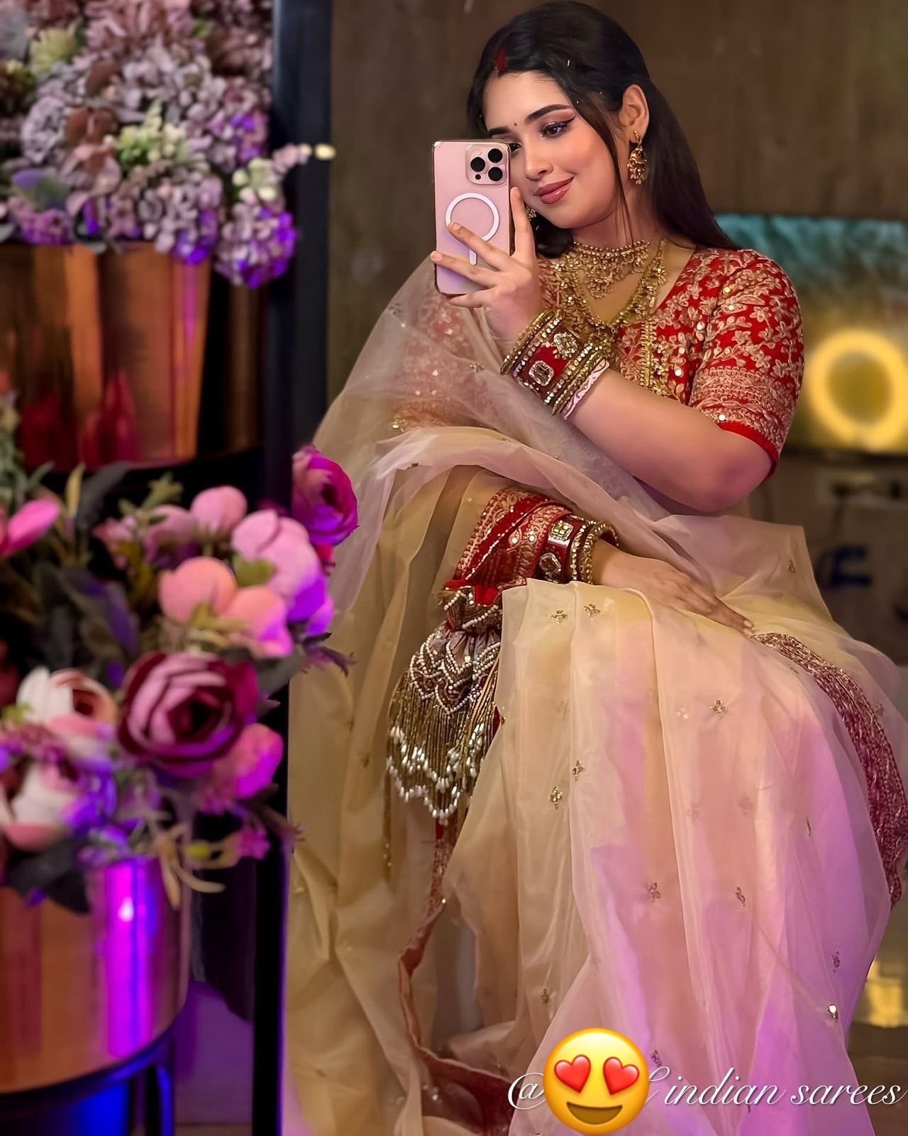 Heavy Soft Organza Dori Embroidery Work