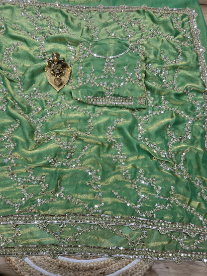 Presenting You the Luxurious And Glamorous Trending Hand Work Saree