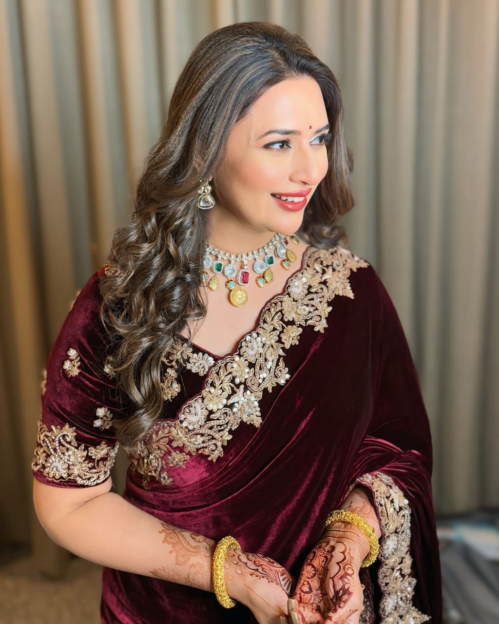 Beautiful Velvet Saree