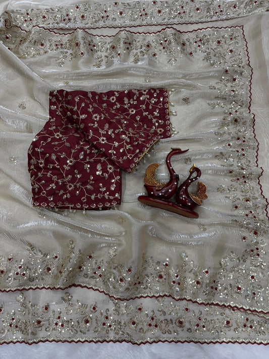 Beautiful Sequence Embroidery Work