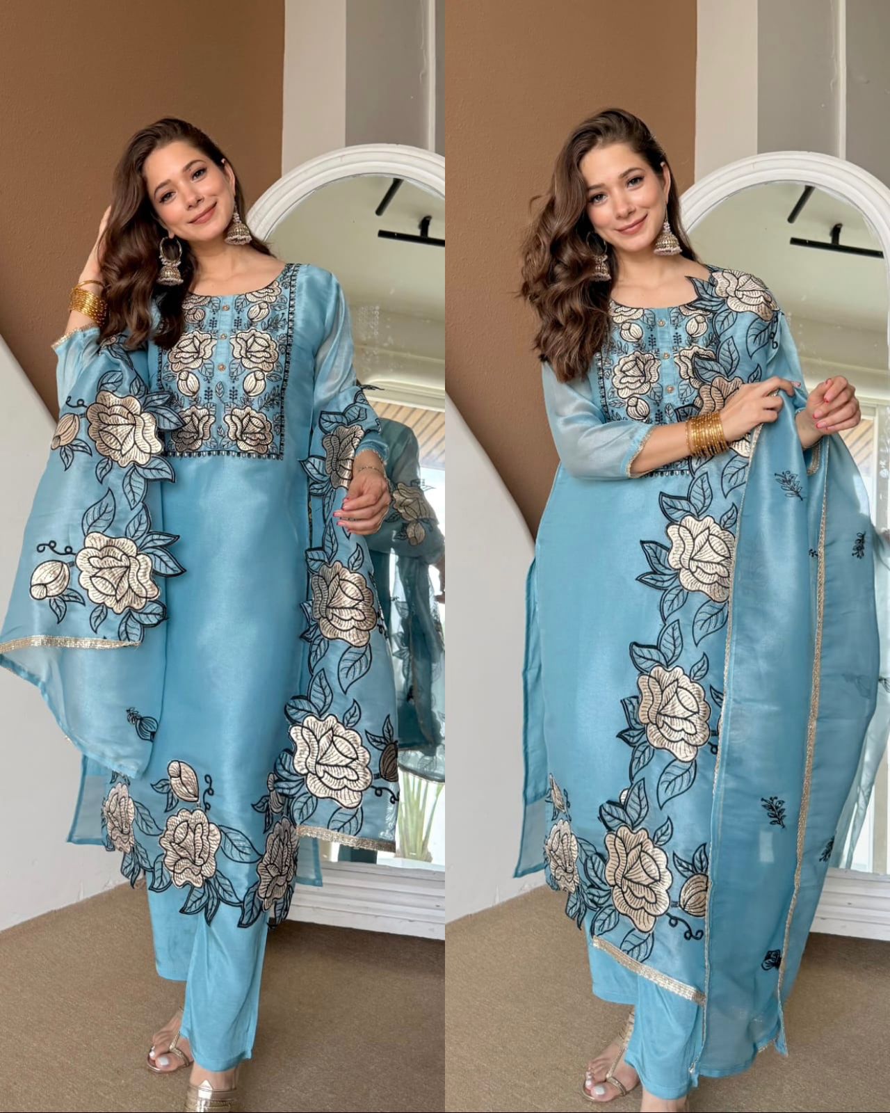 Soft Micro Inner Designer Suit Set for Women | Elegant Ethnic Wear