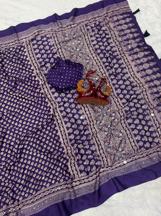 Premium Soft Crepe Silk Saree For Party & Festive Wear