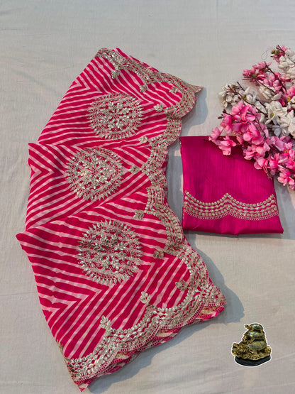 New Traditional Leheriya Saree Collection | Designer Ethnic Wear