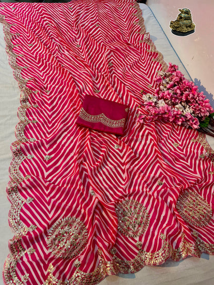New Traditional Leheriya Saree Collection | Designer Ethnic Wear