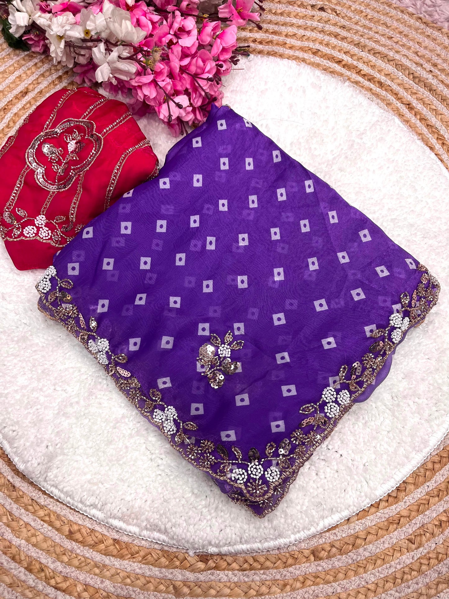 Fandy Satin Silk Saree with Elegant Digital Print & Rich Designer Pallu