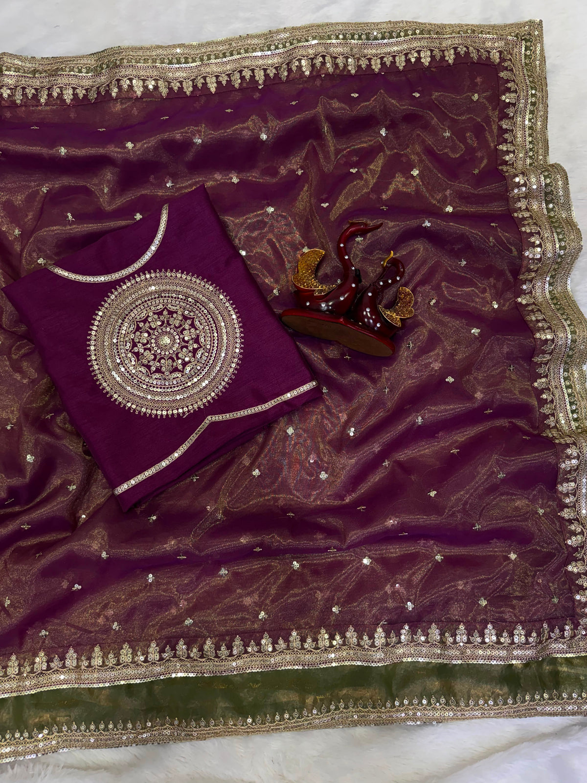 Soft NC Twill Designer Saree | Elegant Traditional Wear Saree